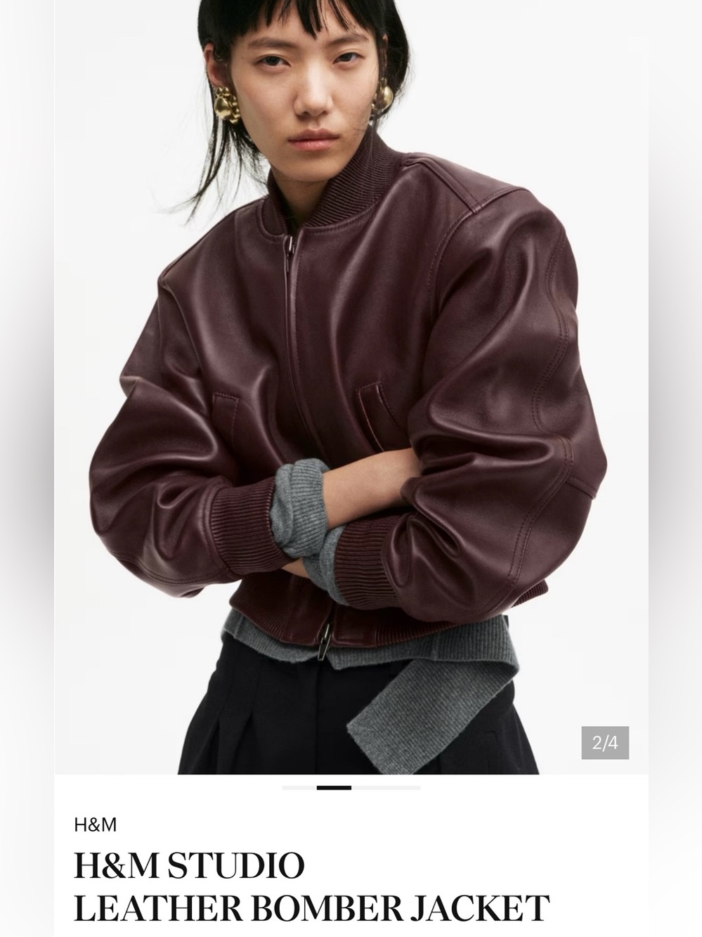 H&M studio collection jacket xs small